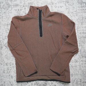 Nike Sportswear Tech Fleece Half-Zip Sweatshirt Brown DQ4314-259 - Men's Medium